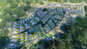 design 3d large scale aerial cgi masterplan urban city layout site plan render
