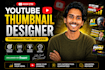 design viral youtube thumbnails, facebook and instagram posts