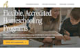 design squarespace homeschool website online course curriculum website
