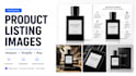 create product listing images