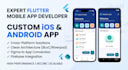 build a custom flutter app for ios and android