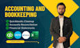 do quickbooks setup, cleanup and bookkeeping for you