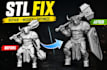 repair stl files and make them 3d print ready