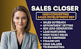 sales representative high ticket sales closer b2b lead generation sales rep sdr