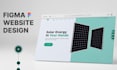design a modern figma landing page or website UI UX