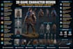 do 3d game character 3d game art stylized character design low poly character