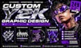 create custom y2k graphics for your brand