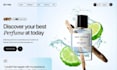 design squarespace perfume maker website scent launch website fragrance website