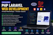 develop a professional PHP laravel web app and website