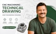 create cnc machining technical drawing, gd and t engineering drawing service