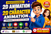 do 2d animation and 2d character animation