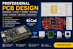design high speed pcb layout, rf pcb, esp32, kicad and schematic