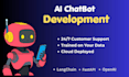 build ai chatbot for business website with 24 7 support