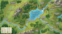 design custom trail map, hiking map, route map nature map, park map illustration