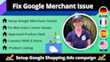 fix google merchant center suspension, misrepresentation, limited visibility