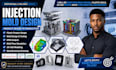 injection mold design plastic mold, 3d cad design, mold flow analysis solidworks