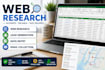 do web research, lead generation, data entry and email collection