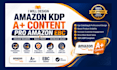 design amazon kdp a plus content, amazon ebc, infographic