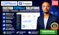 develop, customize, automate, and deploy erpnext and frappe