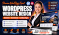 build, rebuild, redesign wordpress website design, business website development