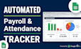 create automated payroll, attendance and salary tracker in google sheets