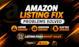 do amazon listing creation and fix flat file, variation, listing errors