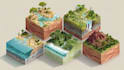 draw high quality vector or isometric map illustrations