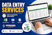 do fast and accurate data entry