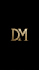 disign modern dm monogram logo 1