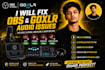 fix obs and goxlr audio issues, mic echo, clipping, crackling and audio routing
