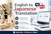 translate english to japanese and localize e commerce or data sheets