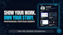 build a custom responsive portfolio website in HTML CSS js
