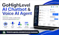 set up gohighlevel ai chatbot and booking agent