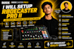 setup rodecaster pro 2 for podcast, streaming, recording and obs audio