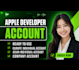 help you to create apple developer accounts and ios developer accounts