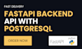 build a scalable fastapi backend API with postgresql