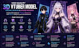 make high quality 3d vtuber model vrchat avatar and vroid