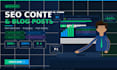 do SEO content writing and blog posts