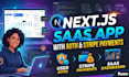 build a saas web app with payment integration