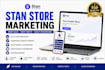 do stan store marketing, setup and beacon ai