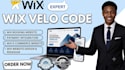 do custom wix velo code, wix booking website fix wix velo design wix ecommerce