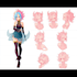 design custom anime character turnaround sheet