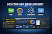 develop custom python desktop applications pyqt tkinter