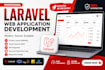 build a custom laravel website with admin panel