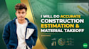 provide detailed paint material takeoff and cost estimation for any project