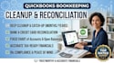 do quickbooks bookkeeping, cleanup, and reconciliation