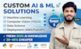 do machine learning, deep learning, computer vision and data science