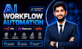 setup make com, zapier n8n ai automation integration on crm, webhook, API