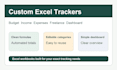create a custom excel budget income or expense tracker