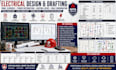 create panel schedule power distribution lighting layout hvac coordination nfpa
